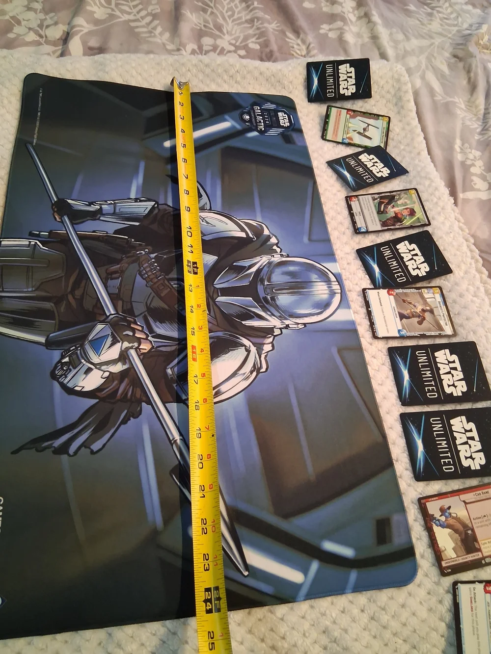 Star Wars Navy Blue Mandalorian Playmat and Tote Set
